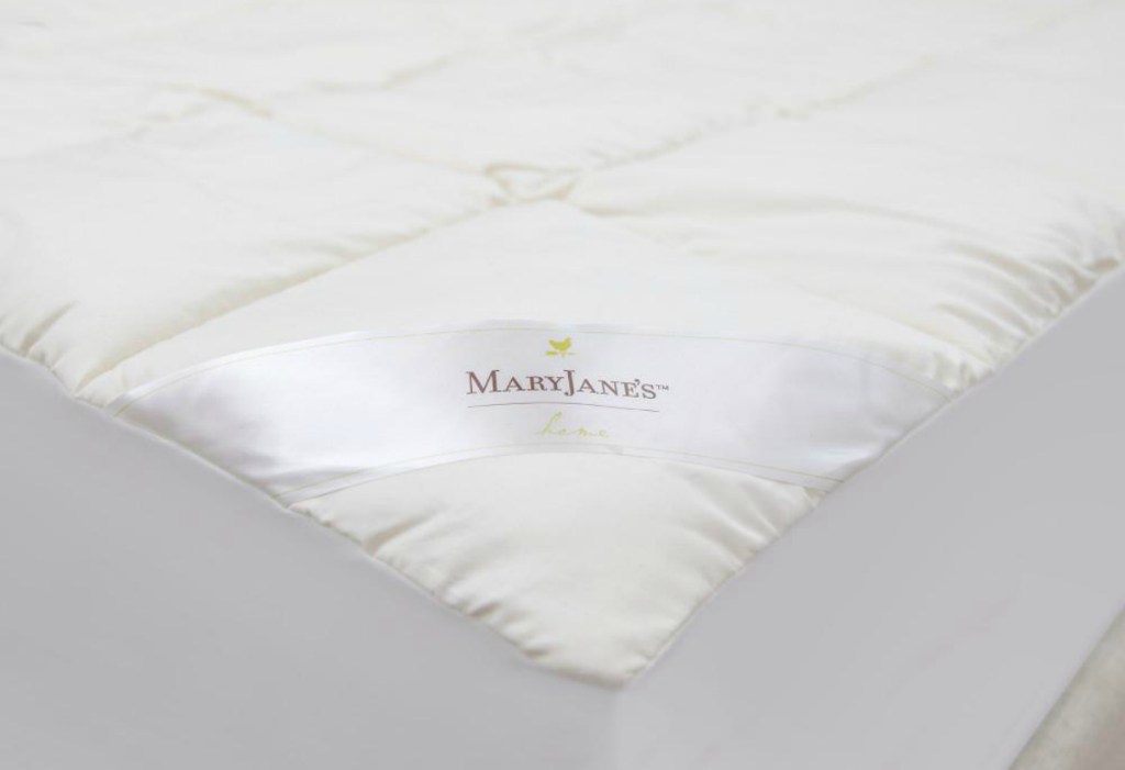 Mary Jane's Home 300 Thread Count Organic Cotton Blend Mattress Pad