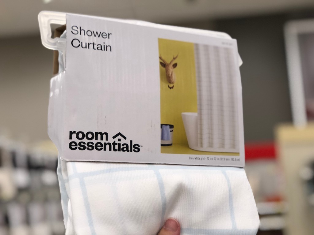 Room Essentials shower curtain 