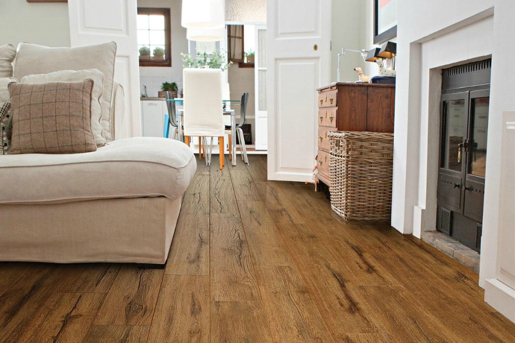 Select Surfaces Caramel Laminate Flooring