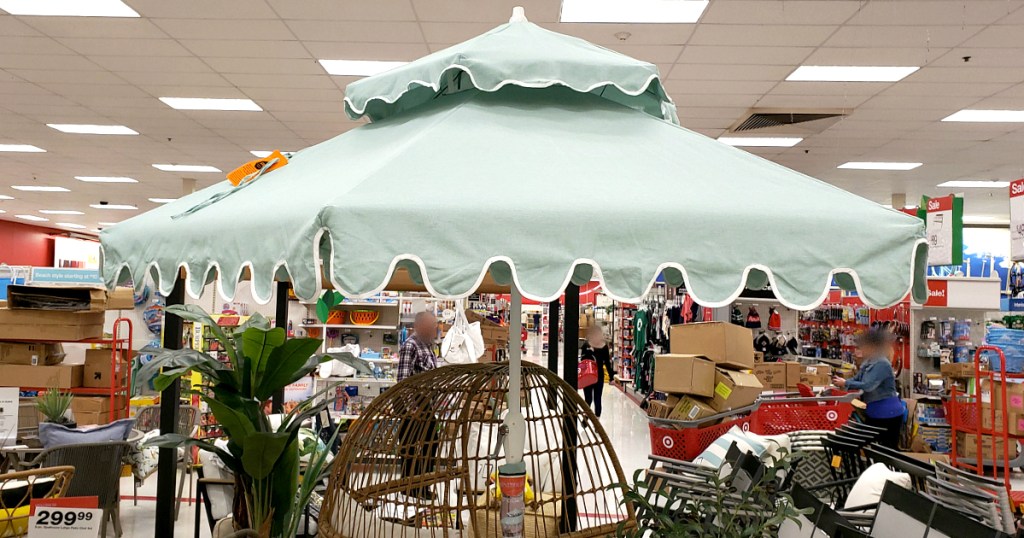 Opalhouse Scalloped Canopy Patio Umbrella