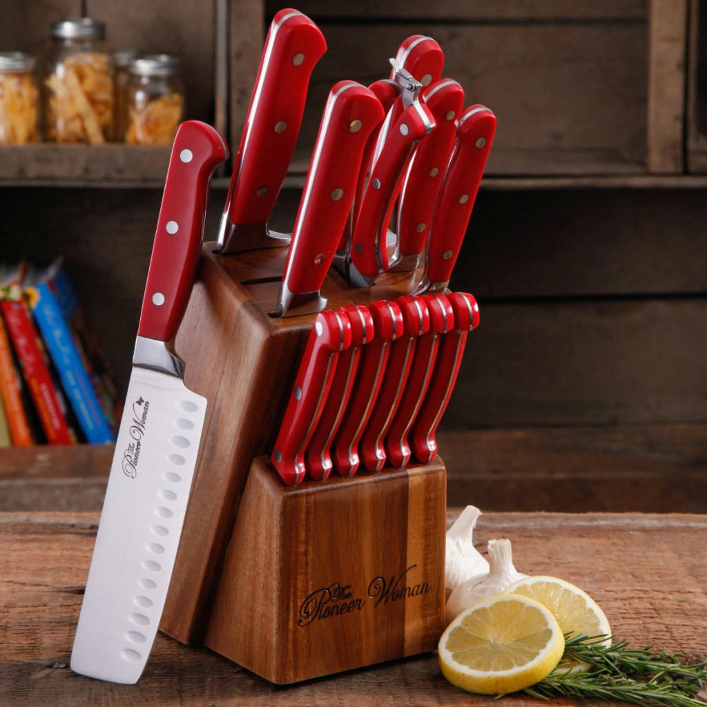 The Pioneer Woman Cowboy Rustic Cutlery Set, 14-Piece (select colors)