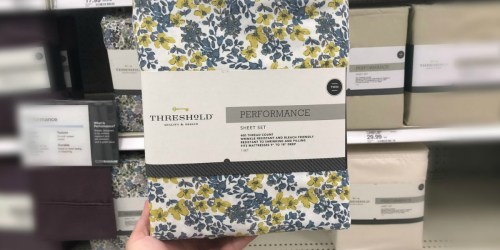 Highly Rated Threshold Performance 400 Thread Count Sheet Sets are on Sale at Target