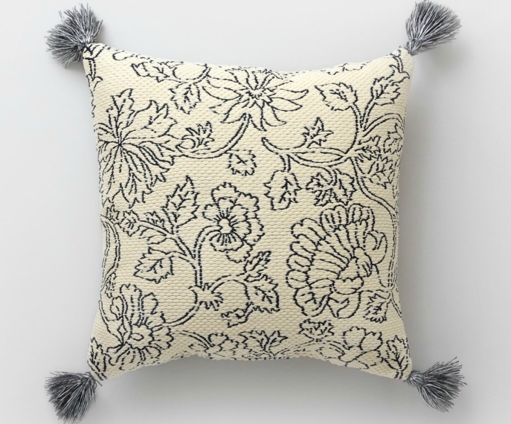 Threshold Square Vintage Floral Outdoor Pillow