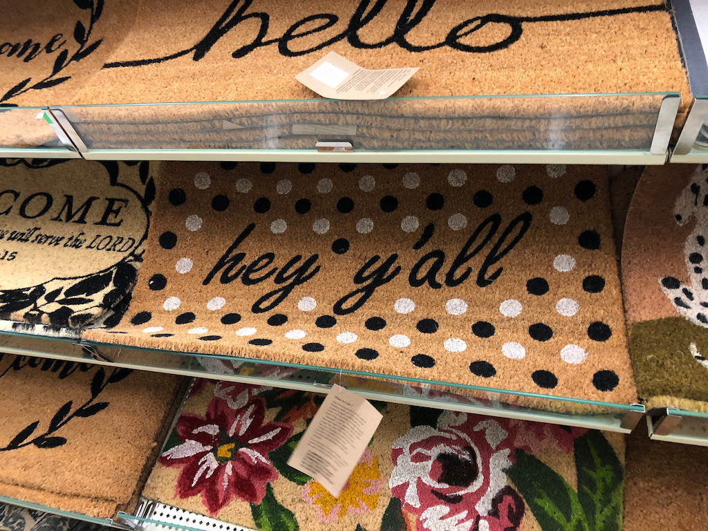 doormats at Hobby Lobby 