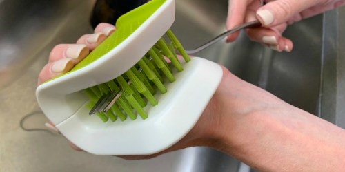 This Under $8 Knife & Cutlery Cleaning Brush is Magical