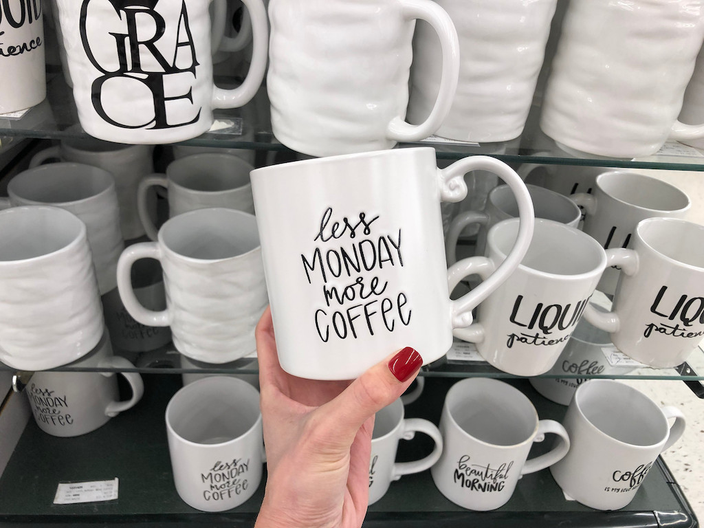 Less Monday More Coffee Mug at Hobby Lobby 