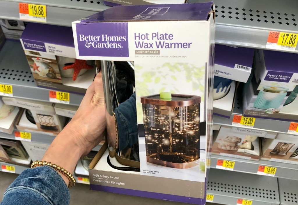 Better Homes & Gardens Infinity Hot Plate Brass Wax Warmer