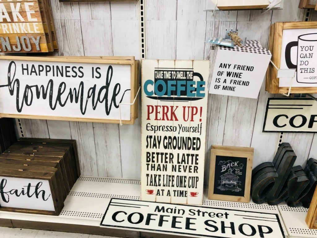 coffee perk up wall art