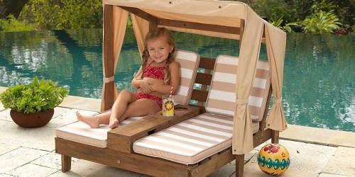 These Trendy KidKraft Outdoor Lounge Chairs and Table Sets are on Sale
