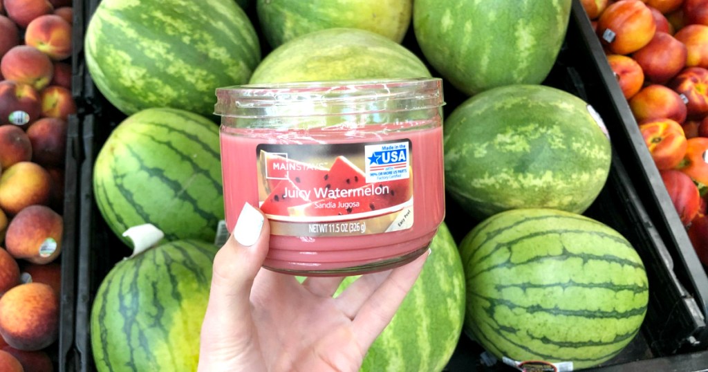 Mainstays juicy watermelon candle - Walmart