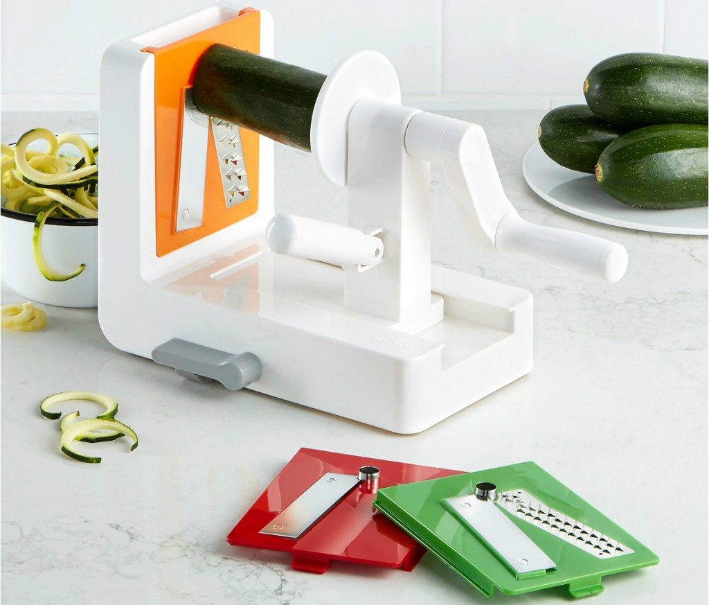 OXO Good Grips Tabletop Spiralizer stock photo