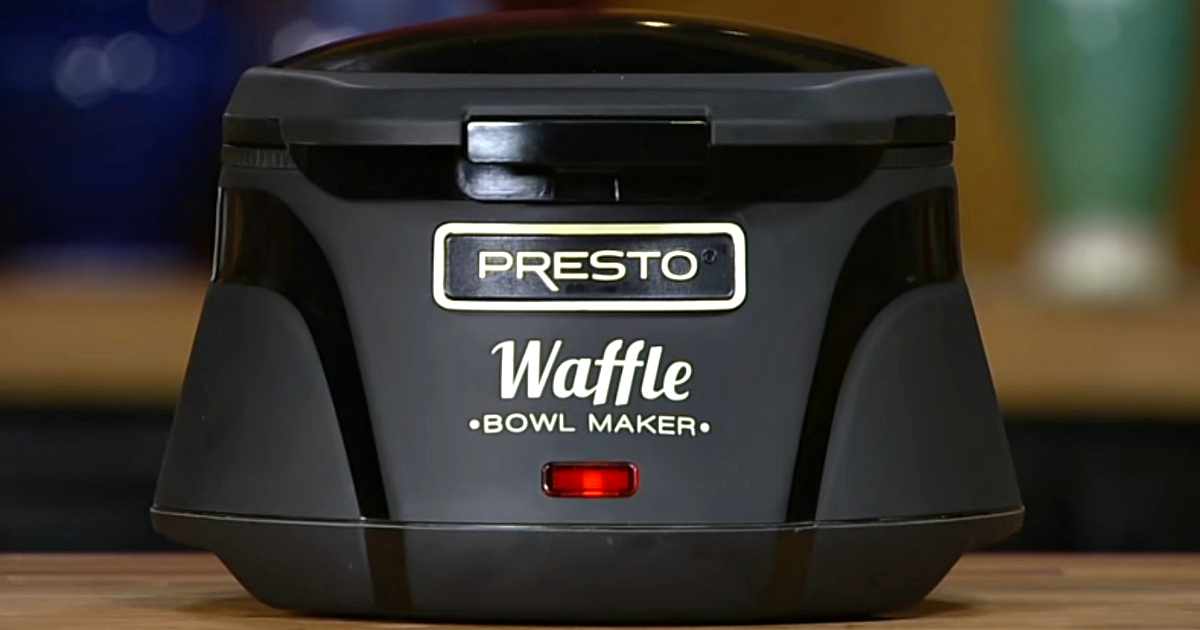 presto belgian waffle bowl maker