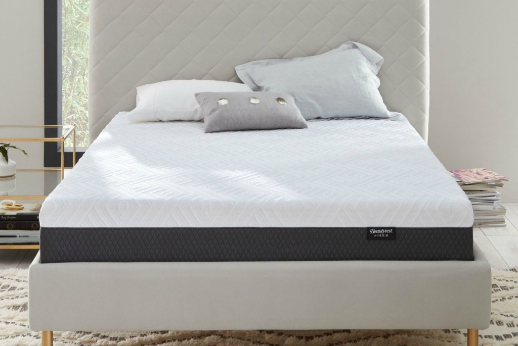 Simmons Beautyrest Hybrid BR800-X10 Bed In A Box Medium Full Mattress