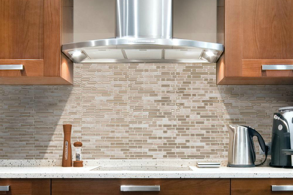 Smart Tiles Bellagio Sabbia Beige Peel and Stick Wall Tile Backsplash