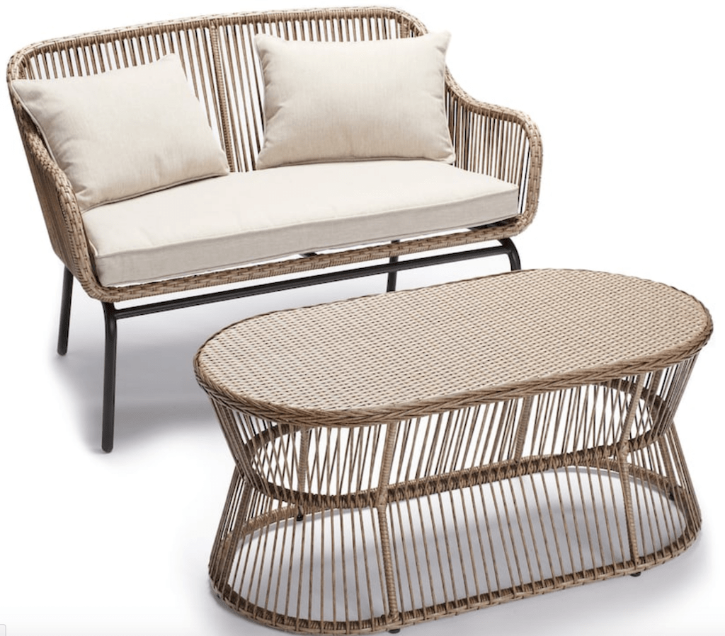 Kohl's Sonoma wicker 2-piece patio set 