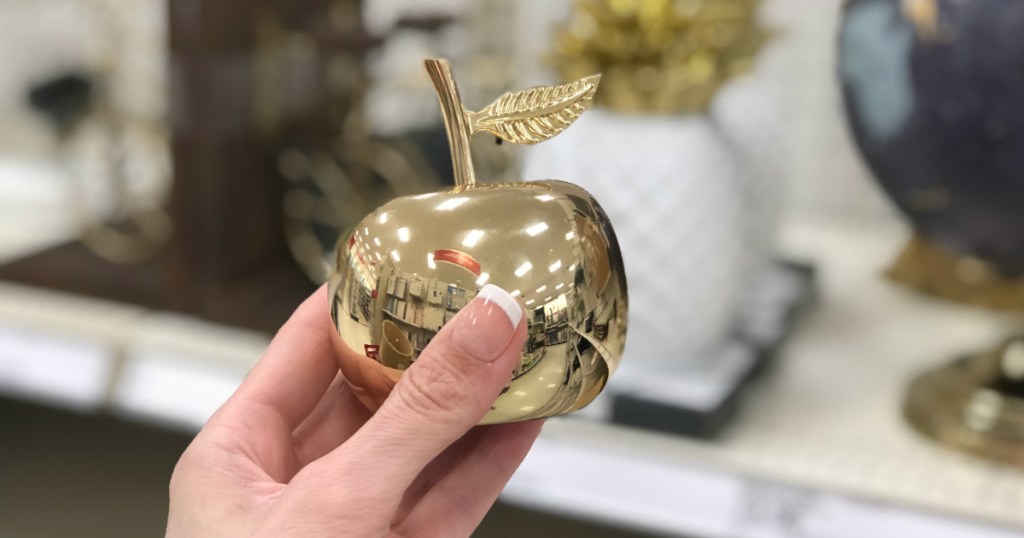 Threshold Apple Decorative Figure Gold Paper Weight