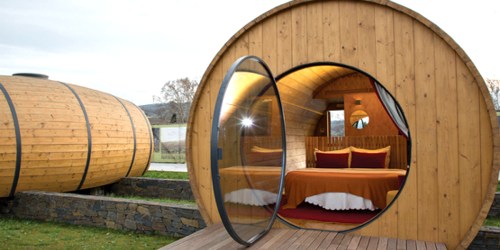 You Can Sleep in an Oversized Wine Barrel at This Vineyard in Portugal