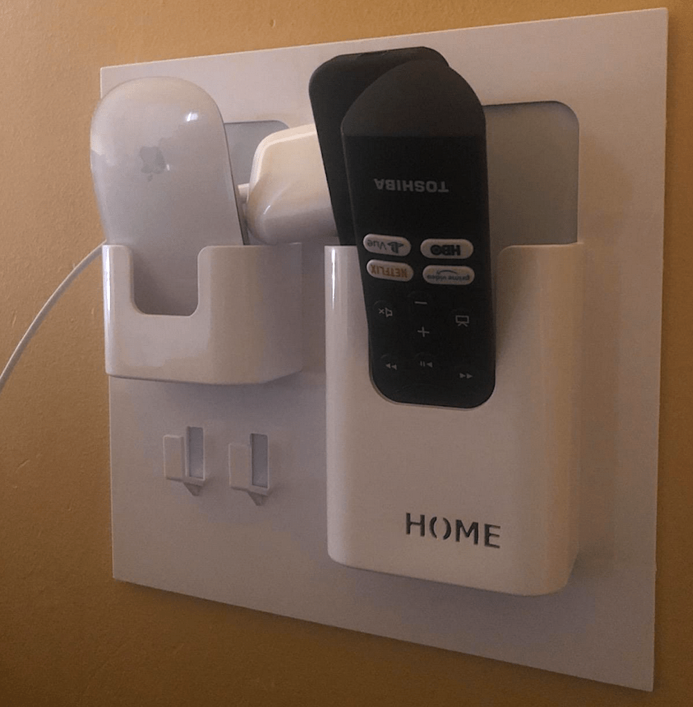 Bedside shelf accessories organizer with remotes 