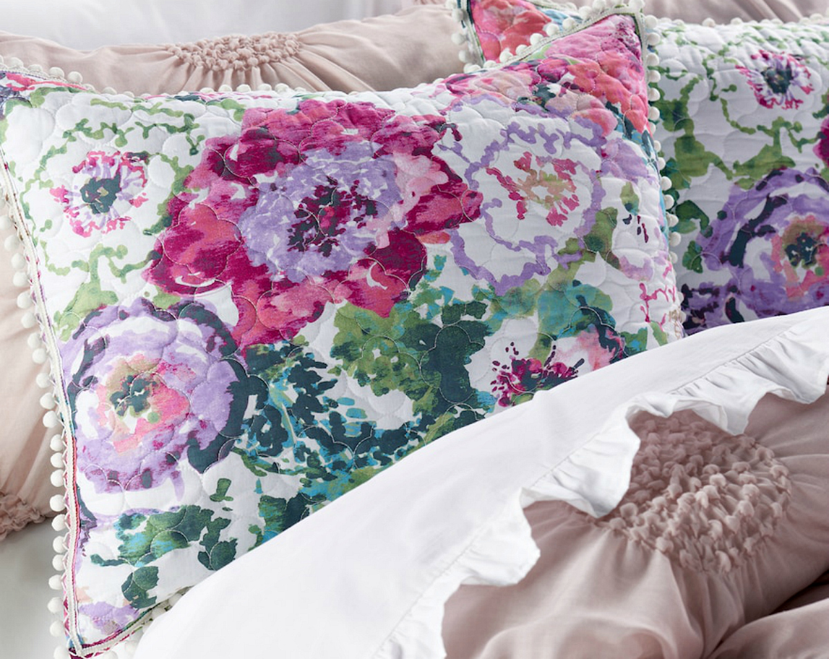 Up To 79 Off Lauren Conrad Bedding Sets At Kohl S   Floral LC Lauren Conrad Bedding 