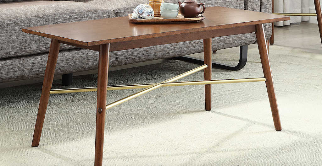 modern wood coffee table 