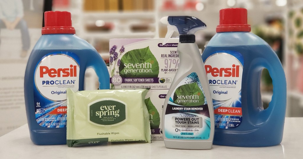 persil laundry deyergent seventh generation cleaning products