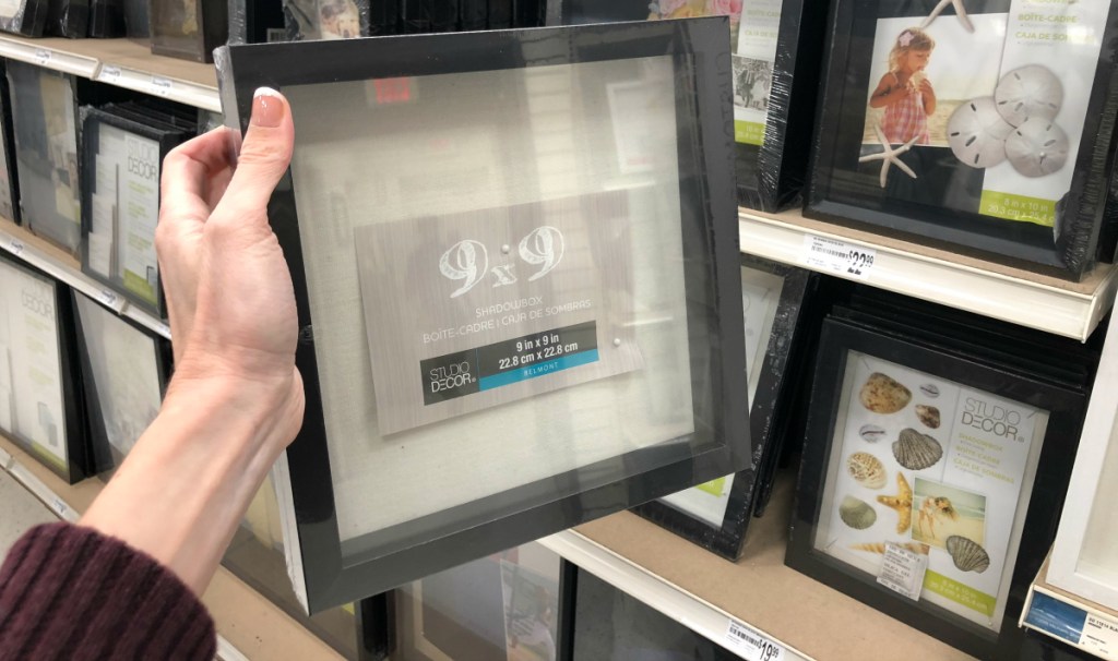 shadow boxes at Michaels
