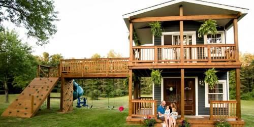 This Dad Built The Most Amazing Playhouse for His Daughters That We’ve Ever Seen