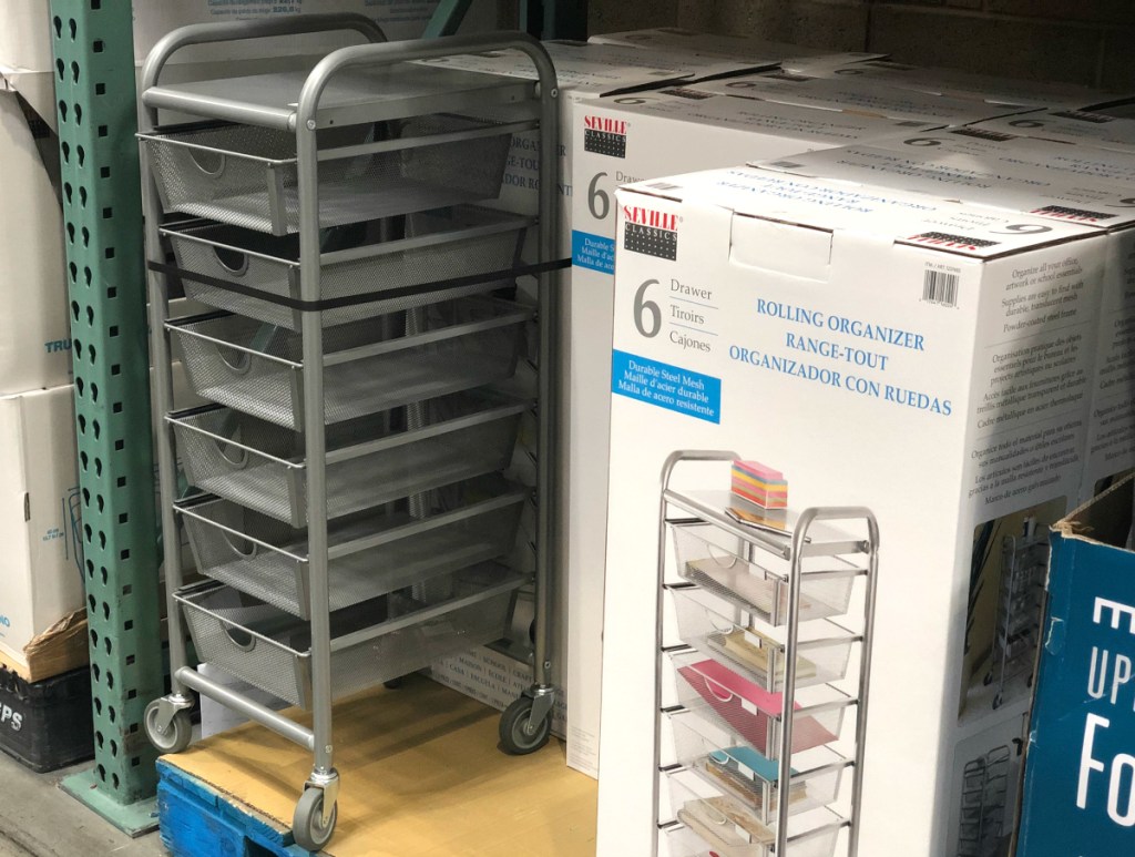 6-Drawer Mesh Organizer Cart