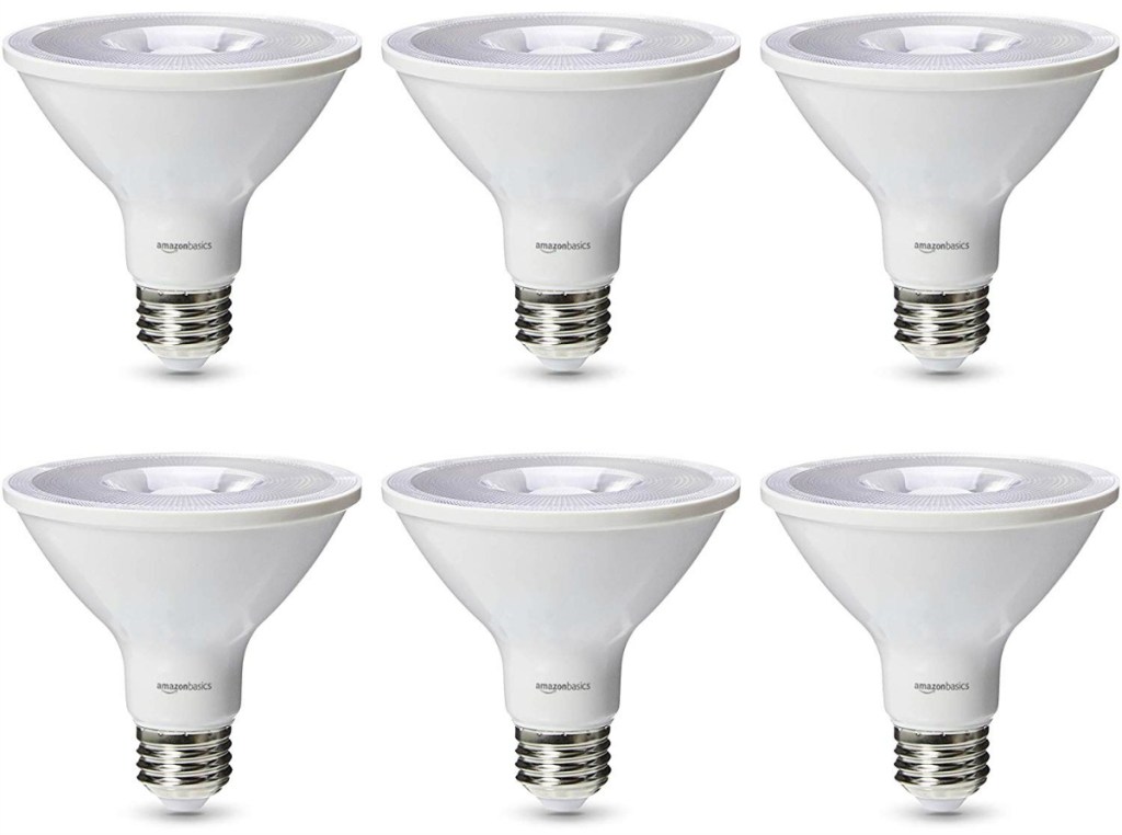 AmazonBasics 75 Watt Dimmable 450 Lumens LED Light Bulb 6-Pack