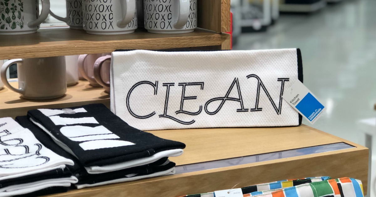 Dirty/Clean kitchen Towel at Target