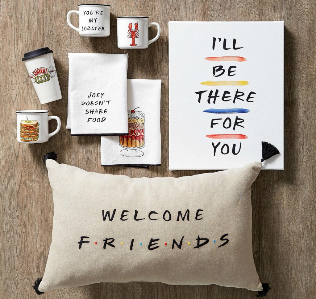 Friends collection at Pottery Barn