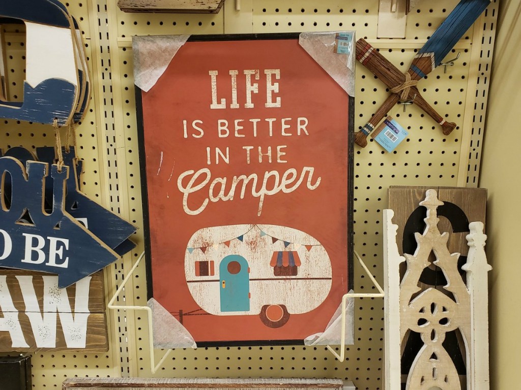 Life is Better in the Camper Wall Decor