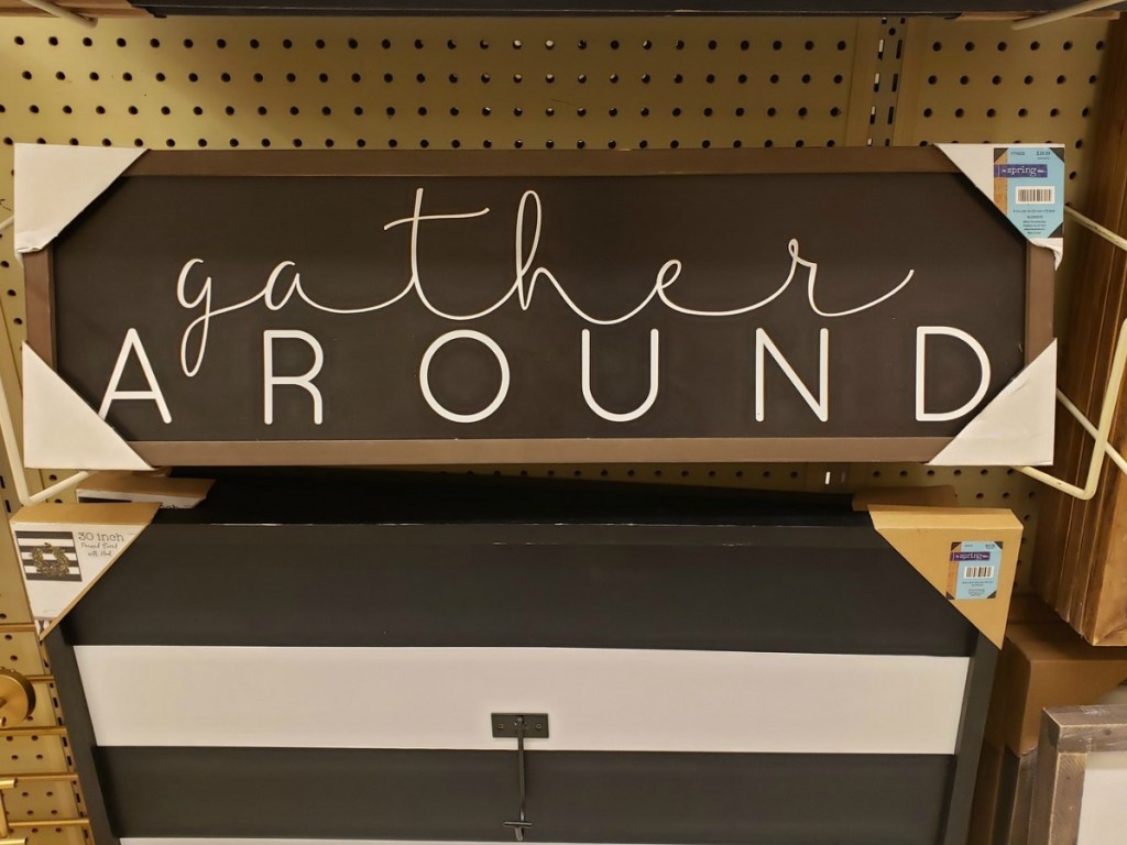 Gather Around Wall Sign