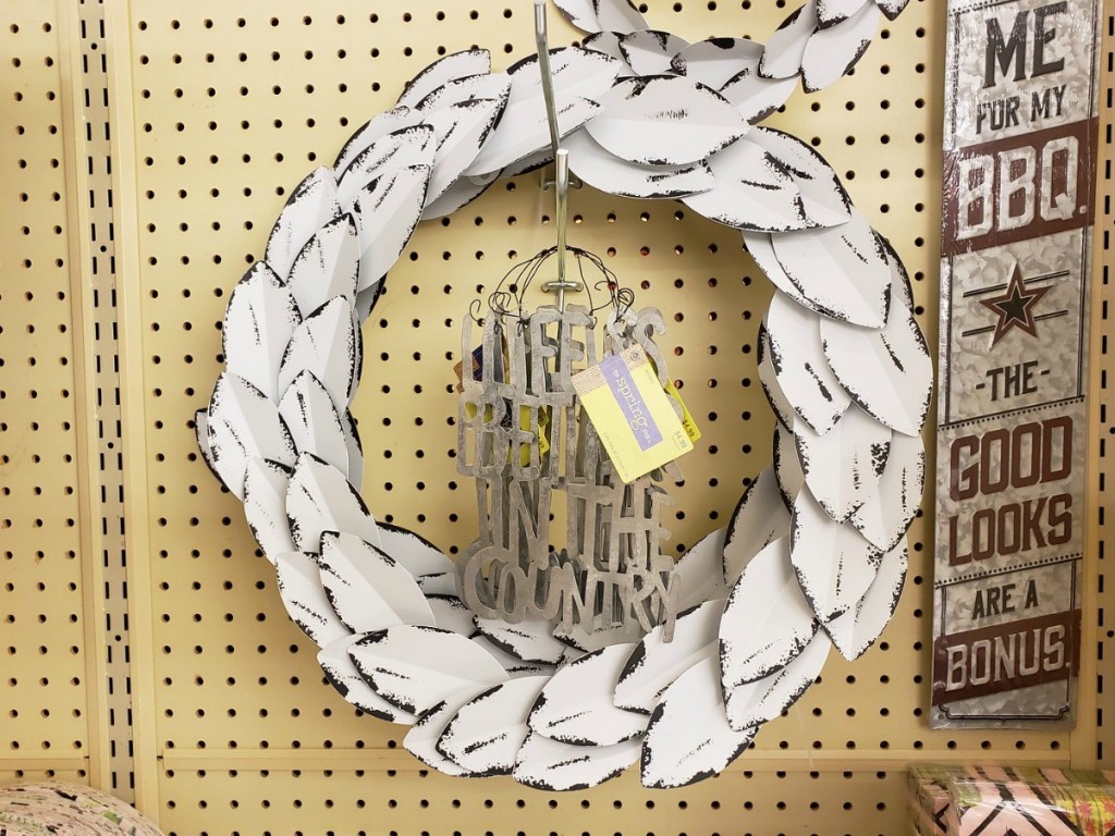 Rustic Metal Wreath