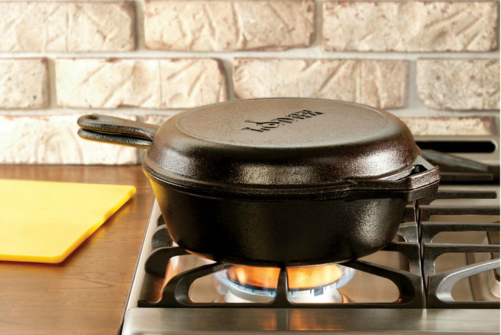 Lodge 3.2qt Cast Iron Combo Cooker