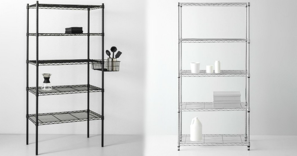 Made By Design 5-Tier Wire Shelving Units