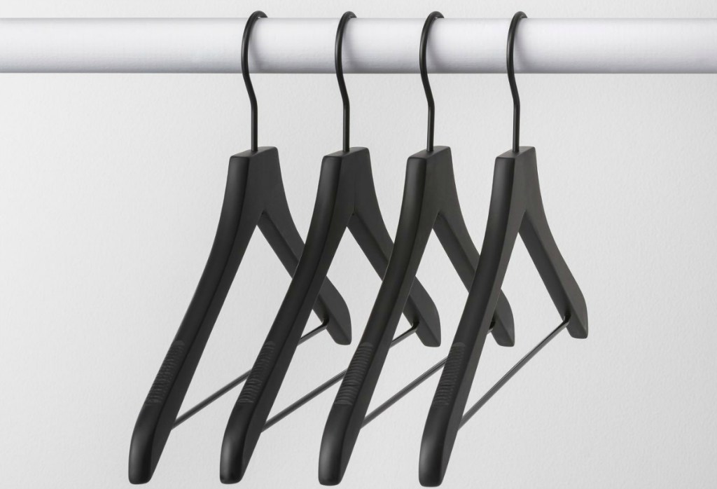 Made by Design wood black hangers