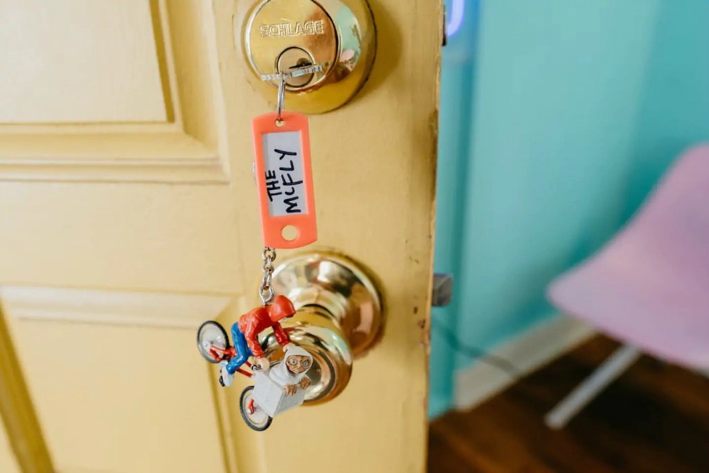 The McFly Key chain in door