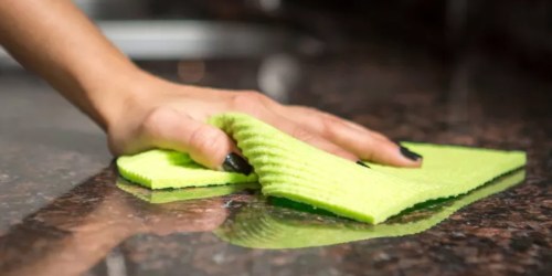 Say Goodbye to Wasteful Paper Towels & Switch to this Magic Sponge Cloth