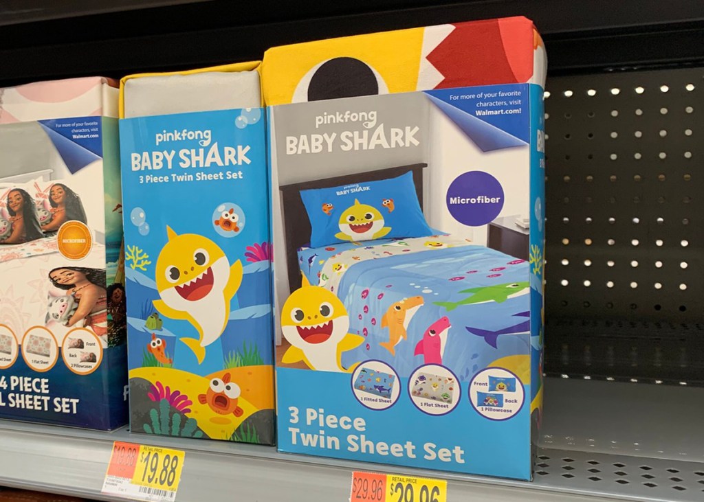 baby shark sheet set