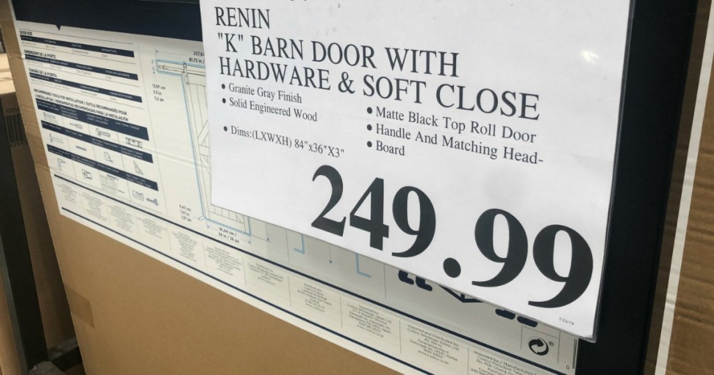 Barn Door Kit price at Costco 