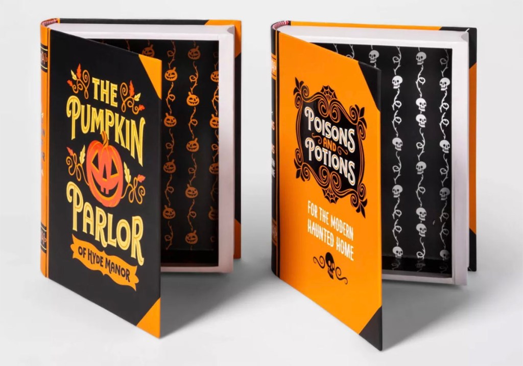 halloween decorative books