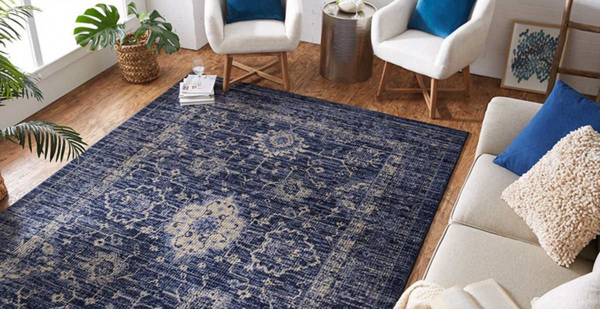 Threshold area rug 