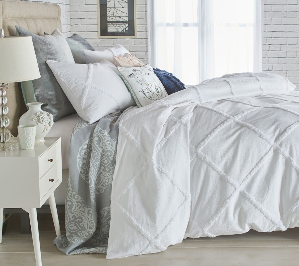 peri home lattice duvet cover