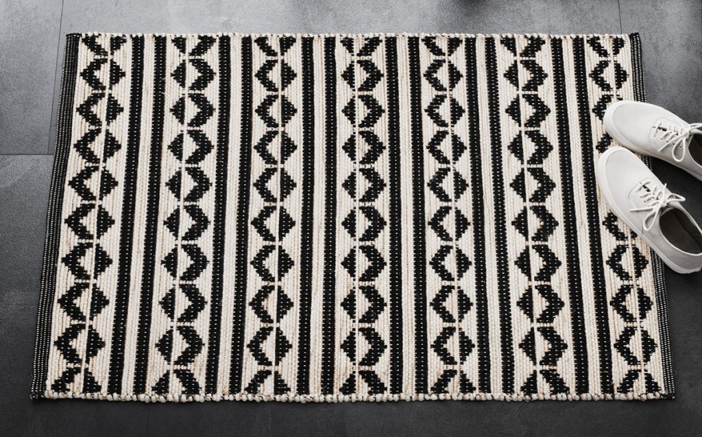 black and white accent rug by project 62 at target