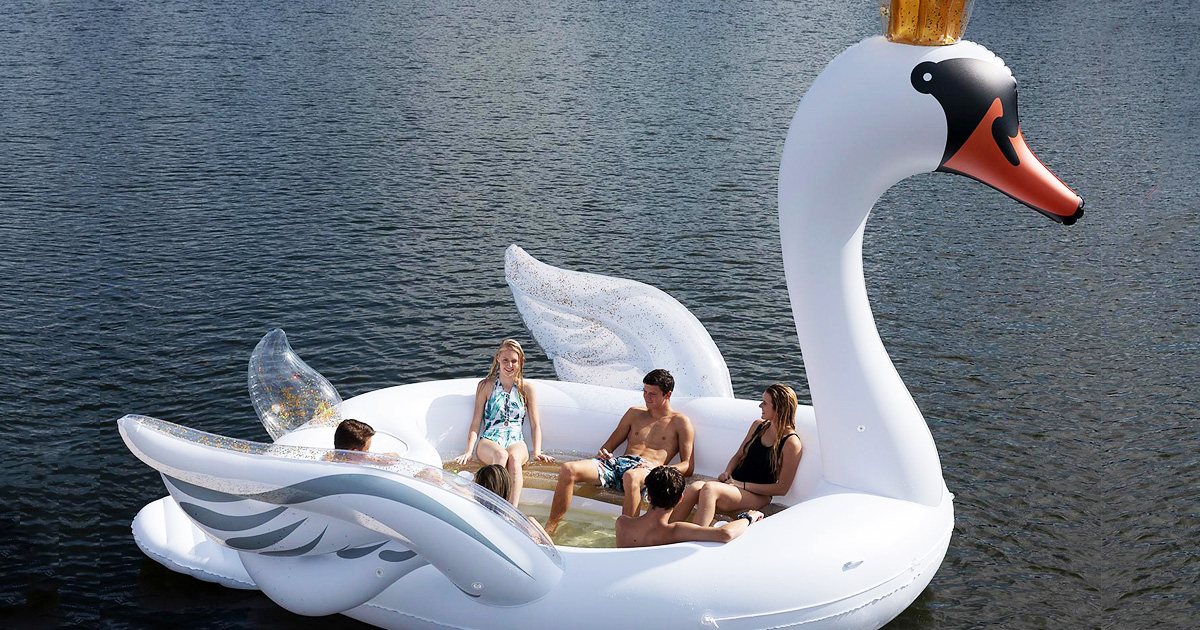 Giant 5-Person Swan Float Inflatable on Sale at Sam's Club