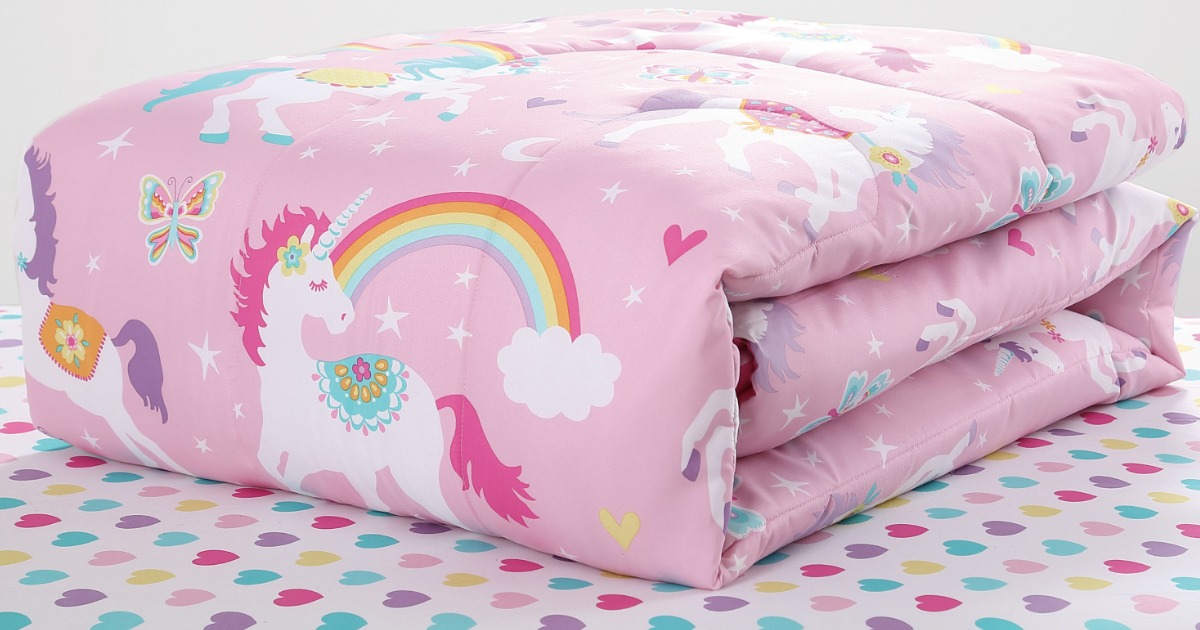 unicorn bedspread walmart
