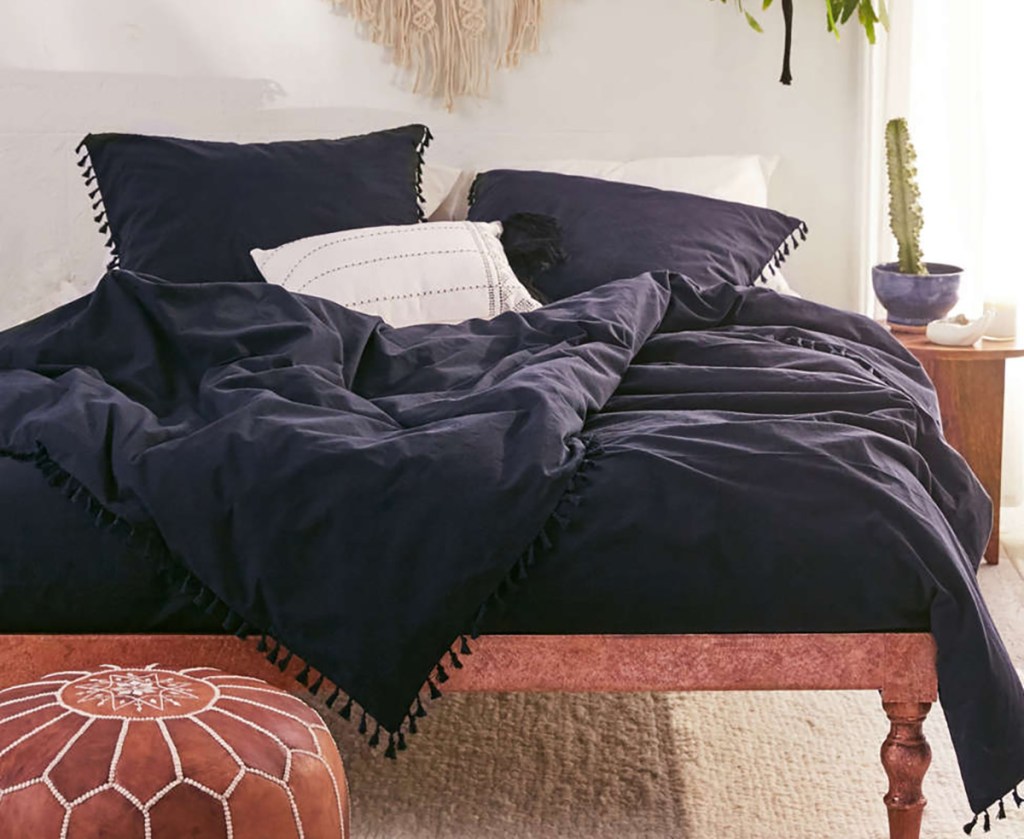 urban outfitters tassel duvet cover