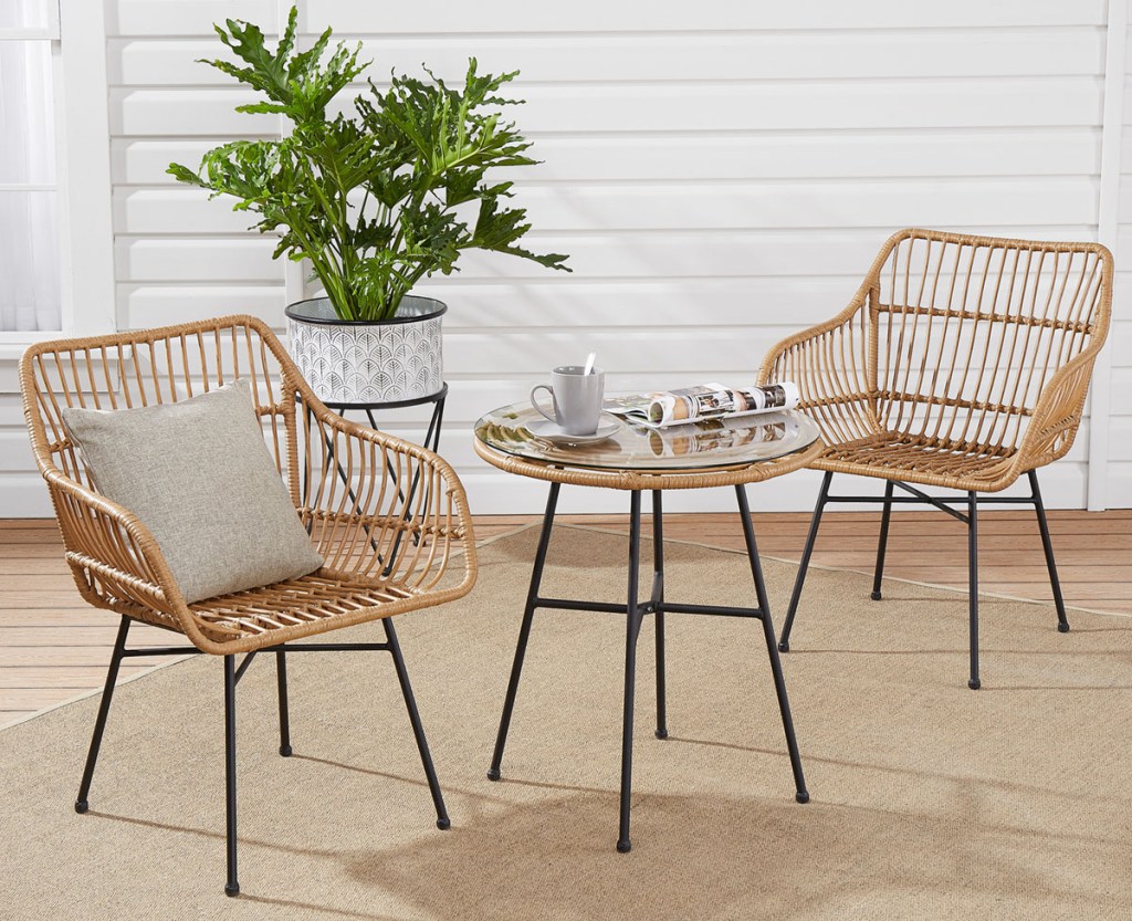 walmart chair table patio set