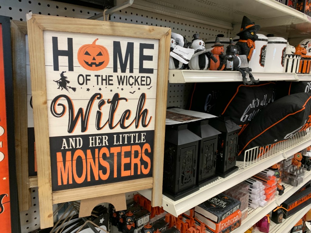 Ashland Home of the Wicked Witch Easel Sign